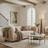 Boet Taupe Loveseat - Ornate Home
