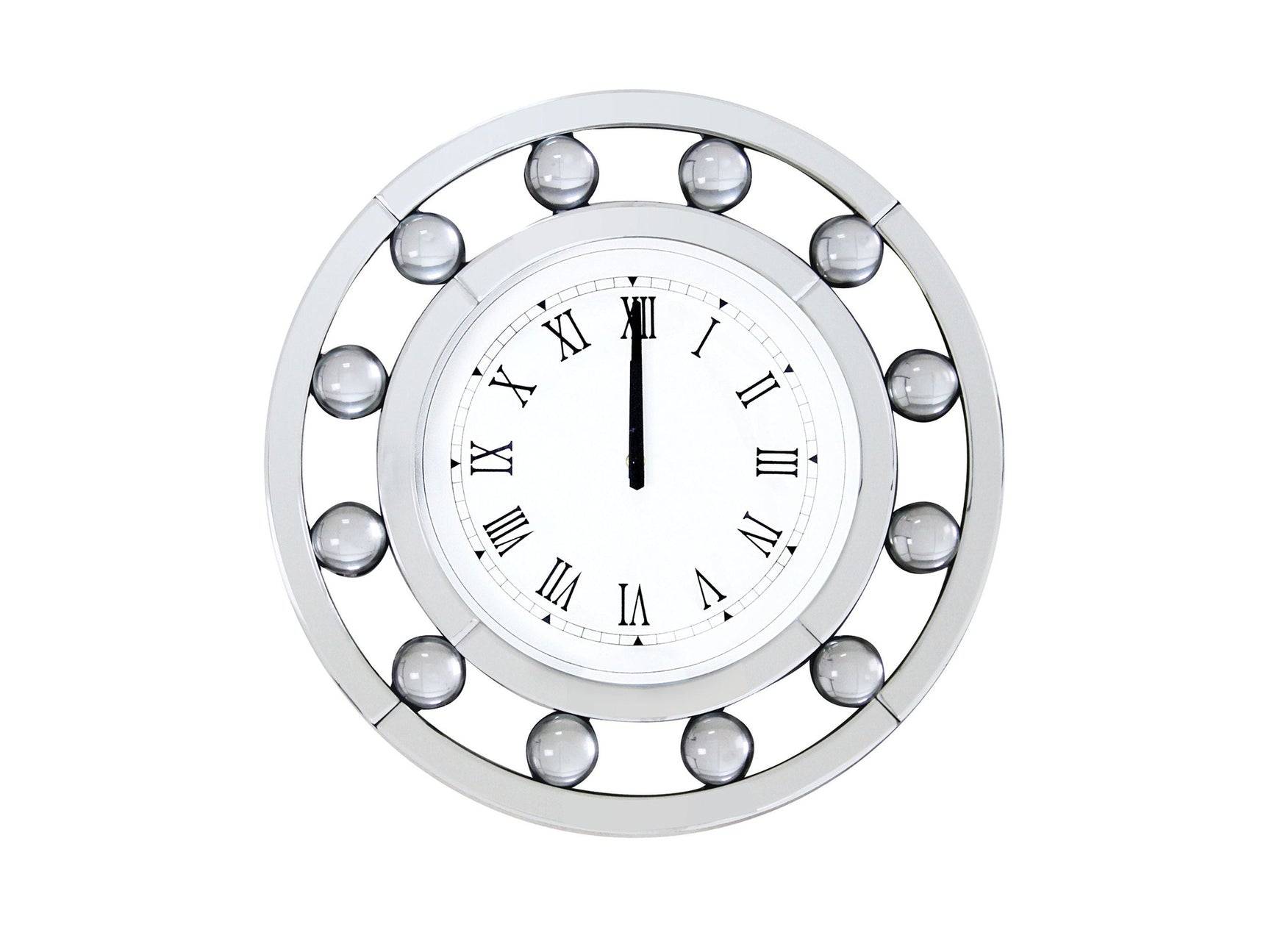 Boffa Mirrored Wall Clock - Ornate Home