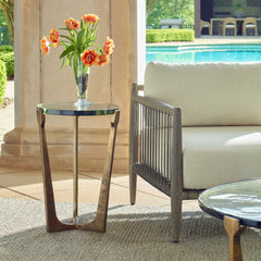 Bohdi Brass Outdoor Accent Table - Ornate Home