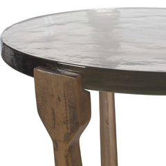 Bohdi Brass Outdoor Accent Table - Ornate Home