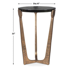 Bohdi Brass Outdoor Accent Table - Ornate Home
