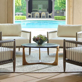 Bohdi Brass Outdoor Coffee Table - Ornate Home