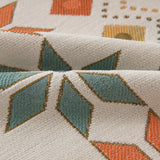 Bohemian Geometric Sofa Throw Cover, Cozy & Protective Ethnic-Inspired Couch Cover - Ornate Home