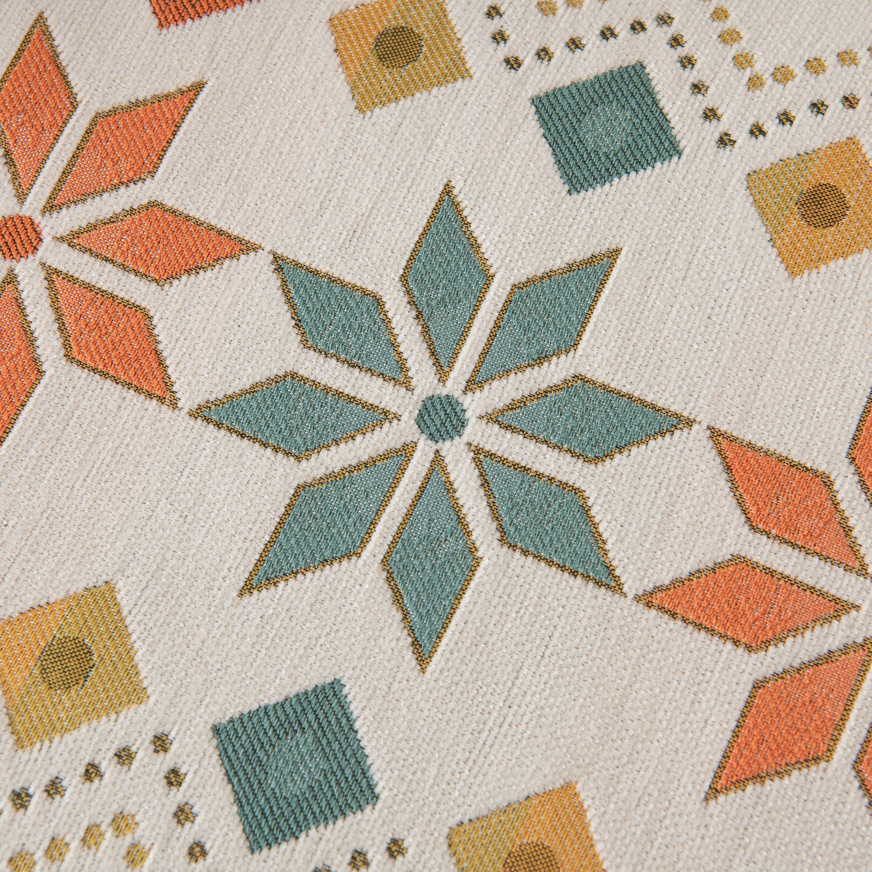 Bohemian Geometric Sofa Throw Cover, Cozy & Protective Ethnic-Inspired Couch Cover - Ornate Home