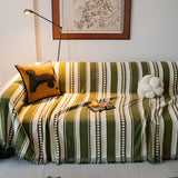 Bohemian Striped Sofa Cover, Decor Woven Throw for Couch, Loveseat, or Sectional - Ornate Home