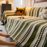 Bohemian Striped Sofa Cover, Decor Woven Throw for Couch, Loveseat, or Sectional - Ornate Home