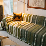 Bohemian Striped Sofa Cover, Decor Woven Throw for Couch, Loveseat, or Sectional - Ornate Home