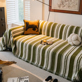 Bohemian Striped Sofa Cover, Decor Woven Throw for Couch, Loveseat, or Sectional - Ornate Home