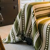 Bohemian Striped Sofa Cover, Decor Woven Throw for Couch, Loveseat, or Sectional - Ornate Home