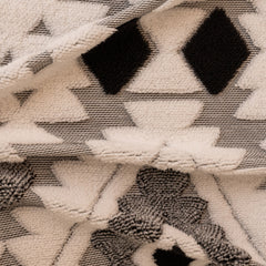 Bohemian Tufted Sofa Cover, Soft Sherpa Fleece Throw Blanket with 3D Aztec Geometric - Ornate Home