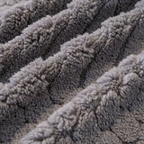 Boho 3D Geometric Throw Blanket for Couch, Luxurious Velvety Plush Fleece Sofa Cover - Ornate Home