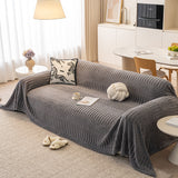 Boho 3D Geometric Throw Blanket for Couch, Luxurious Velvety Plush Fleece Sofa Cover - Ornate Home