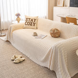 Boho 3D Geometric Throw Blanket for Couch, Luxurious Velvety Plush Fleece Sofa Cover - Ornate Home