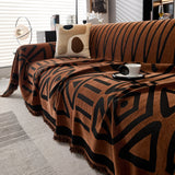 Boho Chenille Sofa Throw Covers Sectional Sofa Couch Cover Sofa Protector Covers - Ornate Home