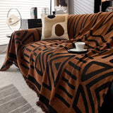 Boho Chenille Sofa Throw Covers Sectional Sofa Couch Cover Sofa Protector Covers - Ornate Home