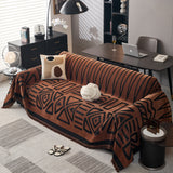 Boho Chenille Sofa Throw Covers Sectional Sofa Couch Cover Sofa Protector Covers - Ornate Home