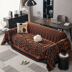 Boho Chenille Sofa Throw Covers Sectional Sofa Couch Cover Sofa Protector Covers - Ornate Home
