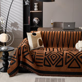 Boho Chenille Sofa Throw Covers Sectional Sofa Couch Cover Sofa Protector Covers - Ornate Home