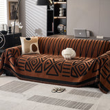 Boho Chenille Sofa Throw Covers Sectional Sofa Couch Cover Sofa Protector Covers - Ornate Home