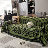 Boho Chenille Sofa Throw Covers Sectional Sofa Couch Cover Sofa Protector Covers - Ornate Home
