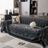 Boho Chenille Sofa Throw Covers Sectional Sofa Couch Cover Sofa Protector Covers - Ornate Home