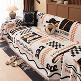 Boho Chic Woven Throw Blanket for Couch, Washable Couch Cover for Pets, Dogs, Cats - Ornate Home