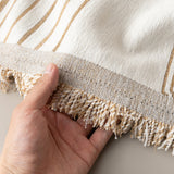 Boho Couch Throw Covers with Tassel Thick Durable Sofa Cover Blanket Furniture Slipcover Sectional - Ornate Home