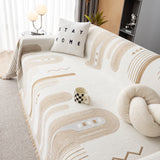 Boho Couch Throw Covers with Tassel Thick Durable Sofa Cover Blanket Furniture Slipcover Sectional - Ornate Home