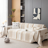 Boho Couch Throw Covers with Tassel Thick Durable Sofa Cover Blanket Furniture Slipcover Sectional - Ornate Home