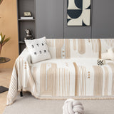 Boho Couch Throw Covers with Tassel Thick Durable Sofa Cover Blanket Furniture Slipcover Sectional - Ornate Home