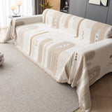 Boho Couch Throw Covers with Tassel Thick Durable Sofa Cover Blanket Furniture Slipcover Sectional - Ornate Home