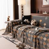 Boho Geometric Sofa Slipcovers Chenille Scratch Resistant Couch Protective Covers - Ornate Home