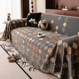 Boho Geometric Sofa Slipcovers Chenille Scratch Resistant Couch Protective Covers - Ornate Home
