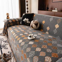 Boho Geometric Sofa Slipcovers Chenille Scratch Resistant Couch Protective Covers - Ornate Home