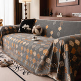Boho Geometric Sofa Slipcovers Chenille Scratch Resistant Couch Protective Covers - Ornate Home