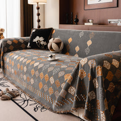 Boho Geometric Sofa Slipcovers Chenille Scratch Resistant Couch Protective Covers - Ornate Home