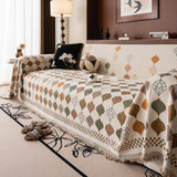 Boho Geometric Sofa Slipcovers Chenille Scratch Resistant Couch Protective Covers - Ornate Home