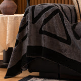 Boho Plush Couch Cover Bohemian Throw Blanket Decor Covers Sofa Chair Furniture Bed - Ornate Home