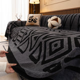 Boho Plush Couch Cover Bohemian Throw Blanket Decor Covers Sofa Chair Furniture Bed - Ornate Home
