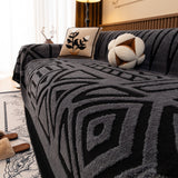 Boho Plush Couch Cover Bohemian Throw Blanket Decor Covers Sofa Chair Furniture Bed - Ornate Home