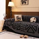 Boho Plush Couch Cover Bohemian Throw Blanket Decor Covers Sofa Chair Furniture Bed - Ornate Home