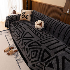 Boho Plush Couch Cover Bohemian Throw Blanket Decor Covers Sofa Chair Furniture Bed - Ornate Home