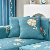 Boho Printed Sofa Slipcover, Stretch Furniture Protector for Sectional L-Shaped Sofa - Ornate Home