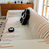 Boho Striped Jacquard Throw Sofa Slipcover Chenille Sofa Throws for Couches for Pets Kids Home Decor - Ornate Home