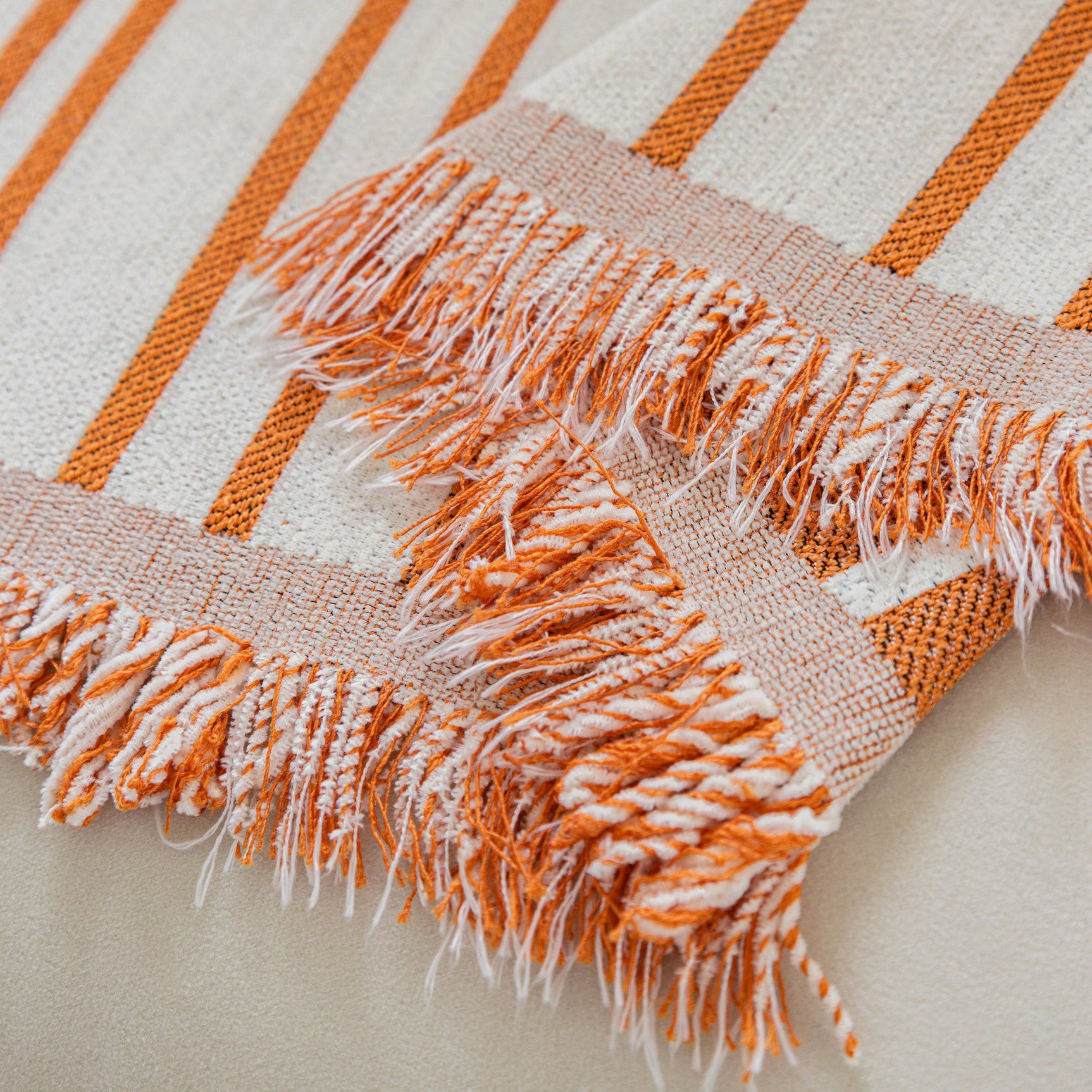 Boho Striped Jacquard Throw Sofa Slipcover Chenille Sofa Throws for Couches for Pets Kids Home Decor - Ornate Home