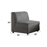 Bois Armless Chair - Ornate Home