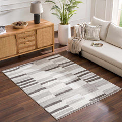 Bojana Broken-Striped Area Rug - Clearance - Ornate Home