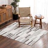 Bojana Broken-Striped Area Rug - Clearance - Ornate Home