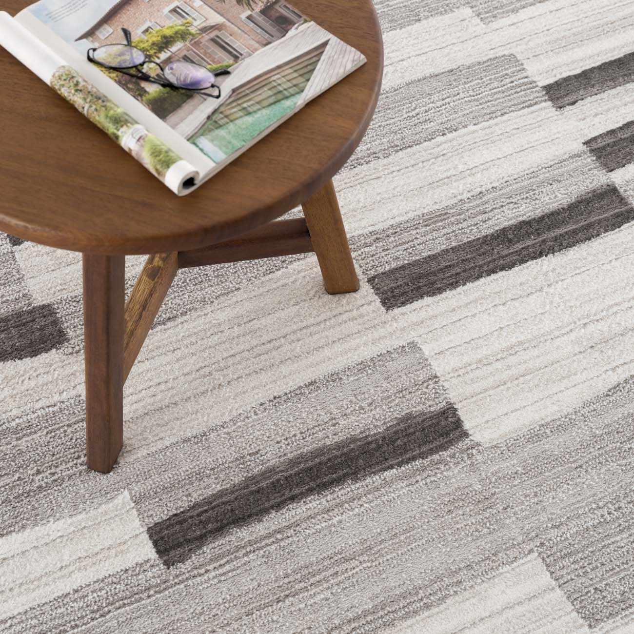 Bojana Broken-Striped Area Rug - Clearance - Ornate Home