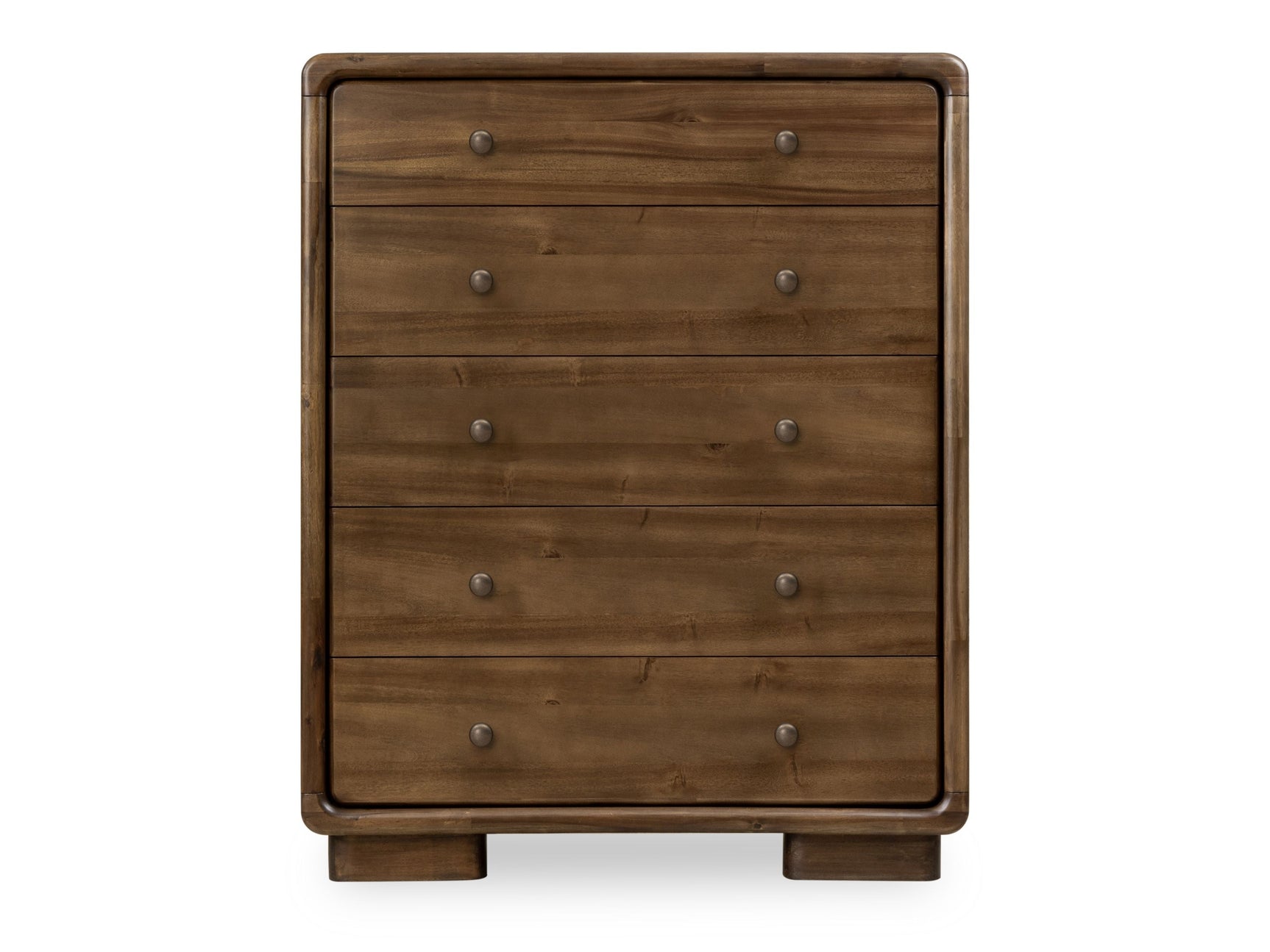 Boka Impala Five Drawer Acacia Wood Chest - Ornate Home